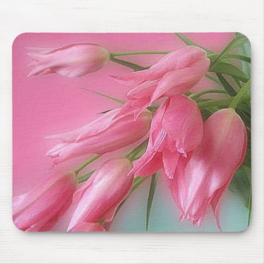 Tapis De Souris Tulipes roses (Devant)
