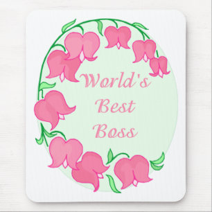 Tapis De Souris Tulipes roses