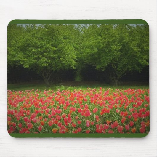 Tapis De Souris Tulips et Trees (Devant)