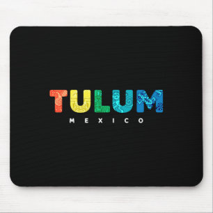Tapis De Souris Tulum Mexique Coloré Tribal Mayan Souvenir Garçons