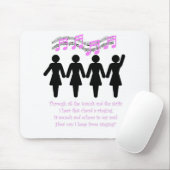 Tapis De Souris Tumulte et différends (Avec souris)