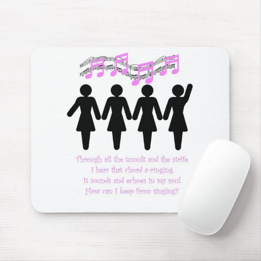 Tapis De Souris Tumulte et différends (Avec souris)