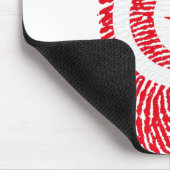 Tapis De Souris Tunisie Drapeau Empreinte Pays Fierté (Coin)
