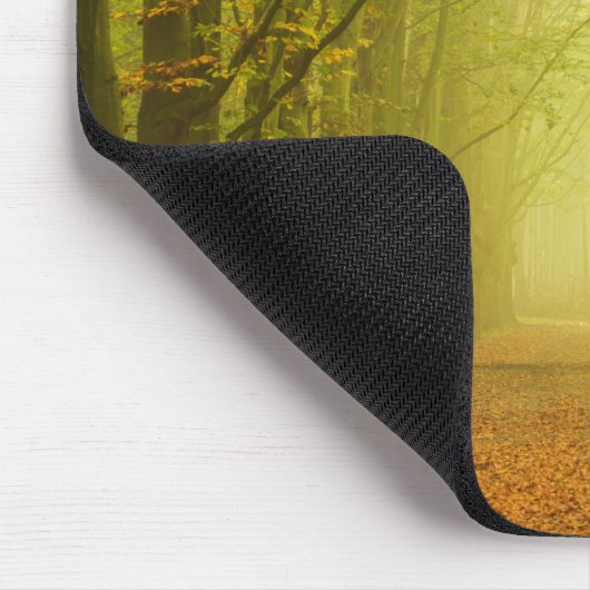 Tapis De Souris Tunnel de lumière dans le mousepad de forêt (Coin)