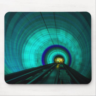 Tapis De Souris Tunnel ferroviaire bleu, Singapour