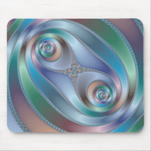 Tapis De Souris Tunnel fractionné - Fractal Mousepad