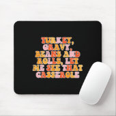 Tapis De Souris Turc Gravy Beans Retro Super Thanksgiving Fall (Avec souris)