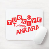 Tapis De Souris TURQUIE ANKARA mousepad - personnaliser (Avec souris)