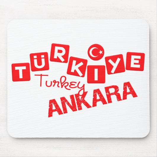 Tapis De Souris TURQUIE ANKARA mousepad - personnaliser (Devant)