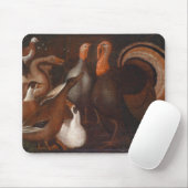 Tapis De Souris Turquie Canards Pigeon Thanksgiving Mousepad (Avec souris)