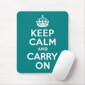 Tapis De Souris Turquoise Calme et marche (Avec souris)
