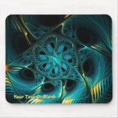 Tapis De Souris Turquoise Électrique (Devant)