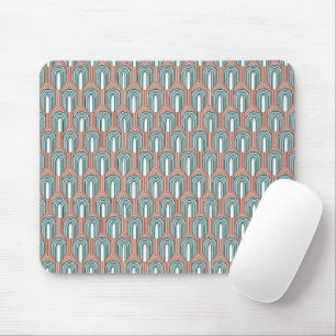 Tapis De Souris Turquoise et cuivre