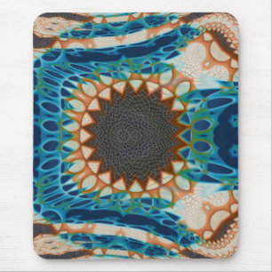 Tapis De Souris Turquoise Gold Sun Southwestern Art