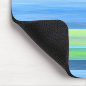 Tapis De Souris Turquoise Lime Vert Motif d'aquarelle (Coin)