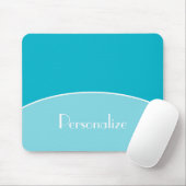 Tapis De Souris Turquoise professionnelle chic moderne d'Aqua avec (Avec souris)