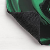 Tapis De Souris Turquoise Vert Coeur Abstrait Mousepad (Coin)