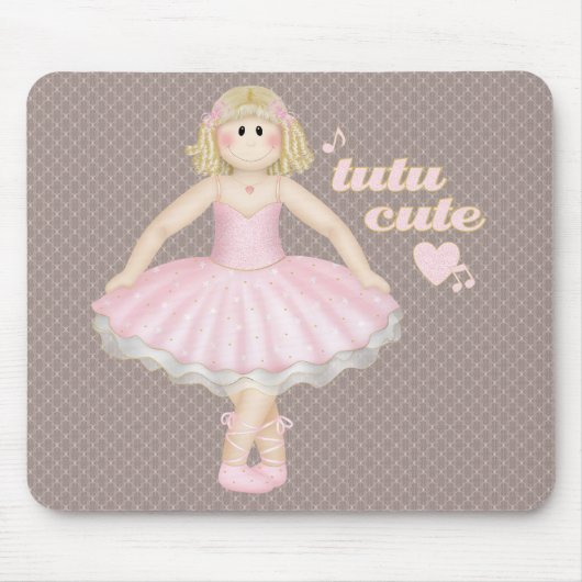 Tapis De Souris Tutu Cute (Blonde) - Mousepad (Devant)