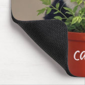 Tapis De Souris Tuxedo Chat Avec Plante Catnip (Coin)