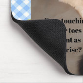 Tapis De Souris Tuxedo Chat Drôle Citation Noir et Blanc Chats Fil (Coin)