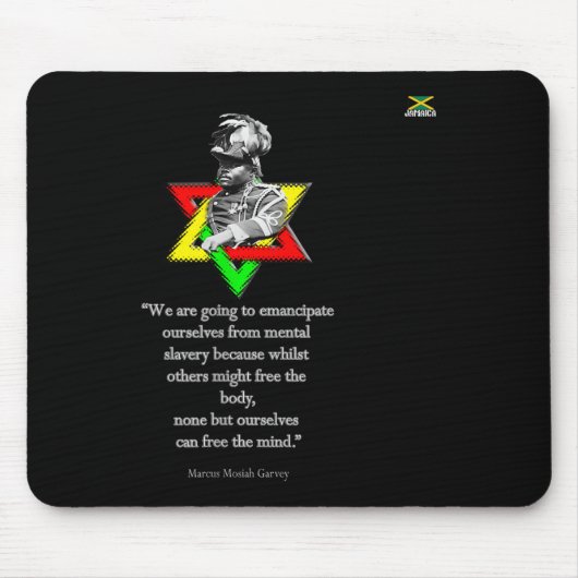 Tapis De Souris Tweaks Clothing - Marcus Mosiah Garvey Quote - Jam (Devant)