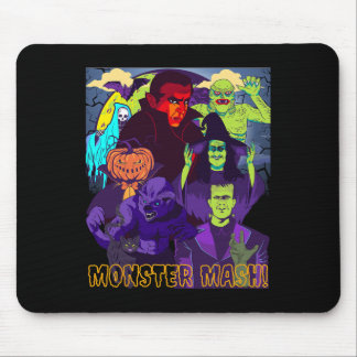Tapis De Souris Twear Tee's Monster Mash Costume d'Halloween Fun M