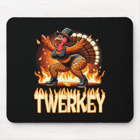 Tapis De Souris Twerkey Squad Twerner Danser Danseuse Drôle Turqui (Devant)