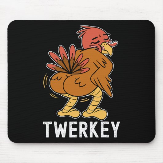 Tapis De Souris Twerkey Twerkey Turquie Fun Dancing Turquie Thanks (Devant)