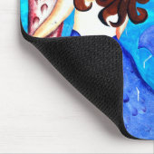 Tapis De Souris twin brunette mermaid mousepad (Coin)