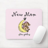 Tapis De Souris Twin Girls New Mom T-shirts et cadeaux (Avec souris)