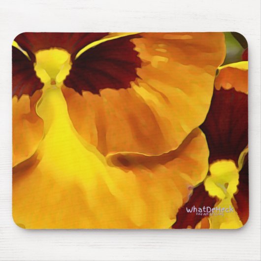Tapis De Souris Twin Pansy (Devant)