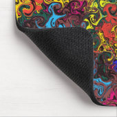 Tapis De Souris Twirlers colorés Abstraits / (Coin)