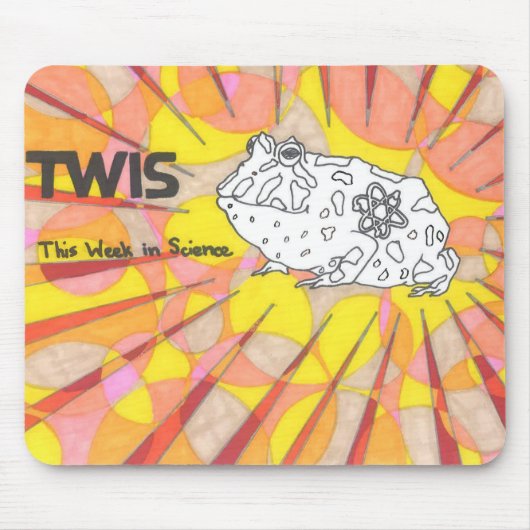 Tapis De Souris TWIS Mousepad : Le crapaud faisant le coin animal (Devant)