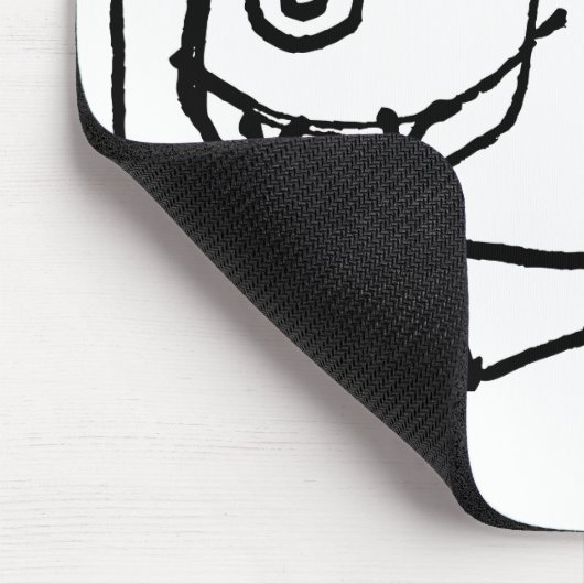 Tapis De Souris Twitarded dirige juste Mousepad (Coin)