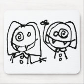 Tapis De Souris Twitarded dirige juste Mousepad (Devant)