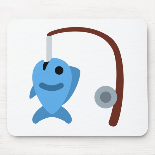 Tapis De Souris Twitter emoji - Fishing (Devant)