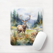Tapis De Souris Two Deer (Avec souris)