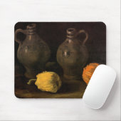 Tapis De Souris Two Jars and Two Citrouilles par Vincent van Gogh (Avec souris)