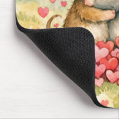 Tapis De Souris Two Mice Under a Cloud of Hearts (Coin)