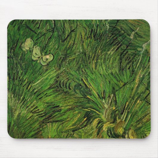 Tapis De Souris Two White Butterflies by Vincent van Gogh (Devant)