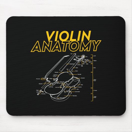 Tapis De Souris Twoset Violin Violin Anatomy Drawing Diagram Limit (Devant)