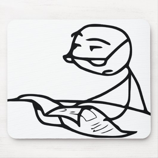 Tapis De Souris Type de journal (Devant)