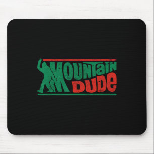 Tapis De Souris Type de la montagne drôle Bigfoot Sasquatch Rock O