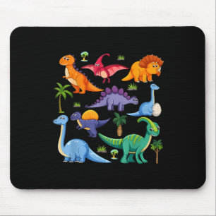 Tapis De Souris Types De Dinosaures Graphiques Mon Dinosaure Cool