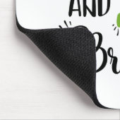 Tapis De Souris Typographie amusante Noël (Coin)