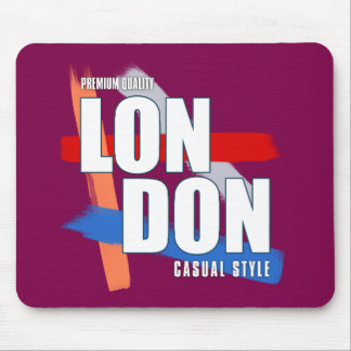 Tapis De Souris Typographie de Londres