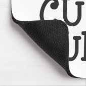 Tapis De Souris Typographie de Pâques de Bunny Cutie Simple | Mous (Coin)