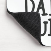 Tapis De Souris Typographie de Pâques Simple Daddy Bunny | Mousepa (Coin)