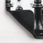 Tapis De Souris Typographie des échecs noirs blancs (Coin)