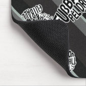 Tapis De Souris Typographie des langues de football (Coin)